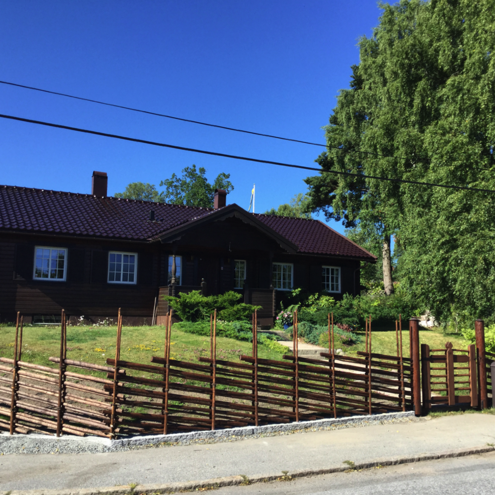 Danderyd, gärdsgårdsmodell Leksand bruntjärad