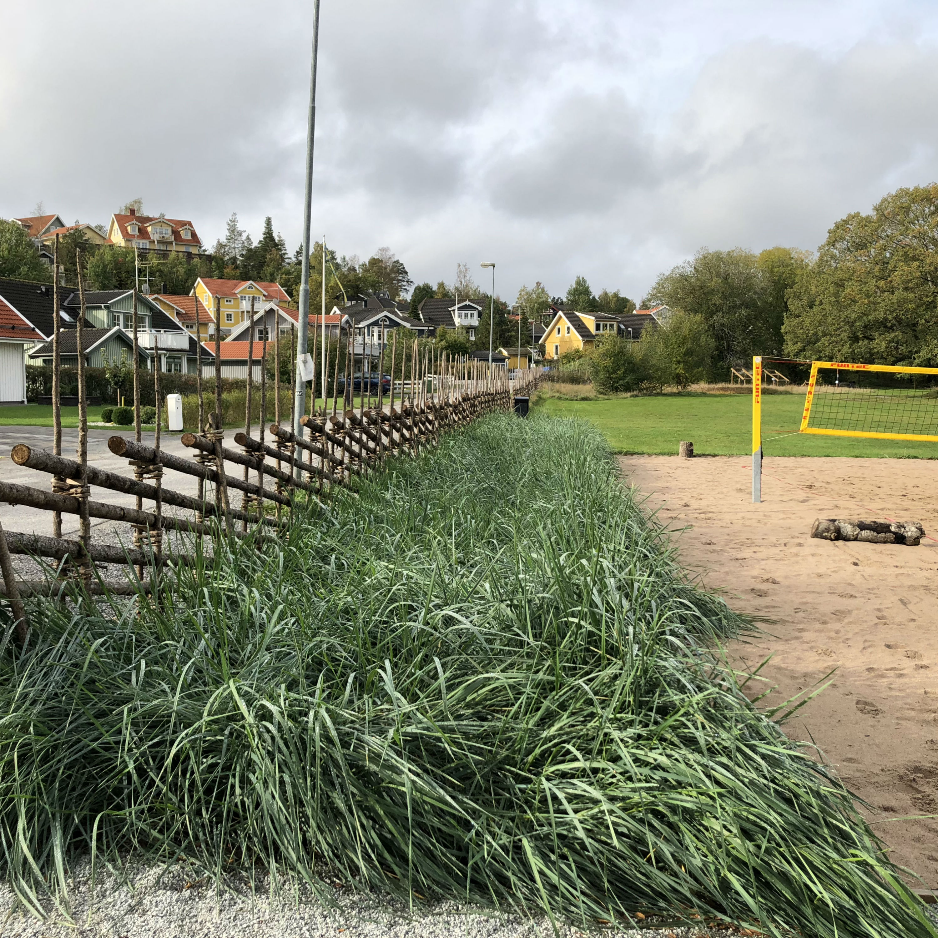 Sjöängsparken Huddinge, gärdsgårdsmodell Jämtgård